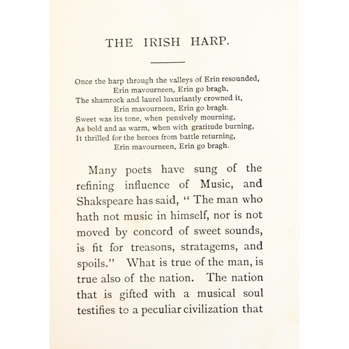 201 - Millin (S.S.) The Irish Harp, sm. 8vo, L. (Ulster Association) 1898, First Edn., frontis &... 