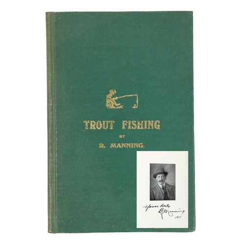 207 - Irish Fishing Rarity in Fine ConditionFishing: Manning (R.) Trout Fishing, sm. 8vo Cork (Shando... 