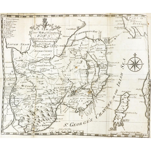 220 - Harris (Walter) & Smith (Charles) The Ancient and Present State of the County of Down, 8vo ... 