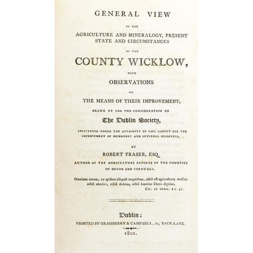 231 - [R.D.S.] Fraser (Robert) General View of the Agriculture and Mineralogy, Present State and Circumsta... 