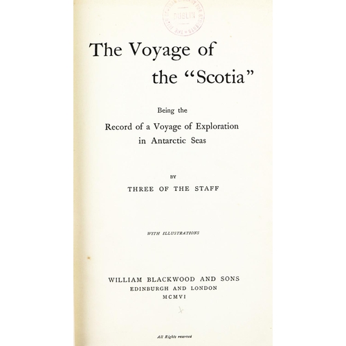 245 - [Brown (R.N. Rudmose), Mossman (R.C.) & Pirie (J.H. Harvey)] 'Three of the Staff' The Voyag... 