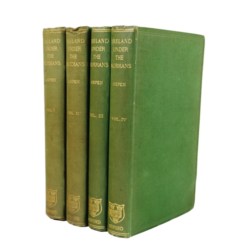 250 - Orpen (G.H.) Ireland Under the Normans - 1169-1216, 4vols. Oxford (Clarendon Press) 1911-1920,&... 