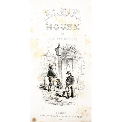 257 - Dickens (Charles) Bleak House, thick 8vo, L. (Bradbury & Evans) 1853, First Edn., engd. frontis ... 