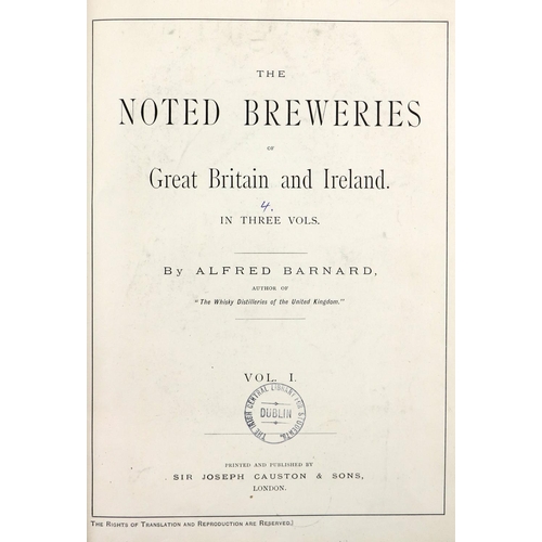 260 - Barnard (Alfred) The Noted Breweries of Great Britain and Ireland, 4 vols. 4to Lond. n.d. [c. 1... 