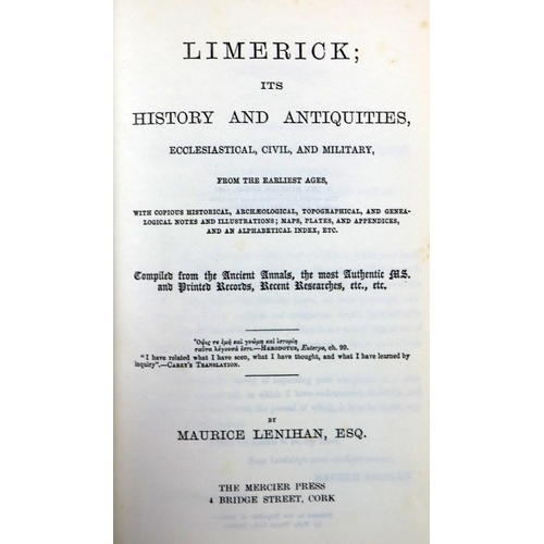 263 - Lenihan (Maurice) Limerick; its History and Antiquities, roy 8vo Cork Reprint (Mercier) 1967.&n... 