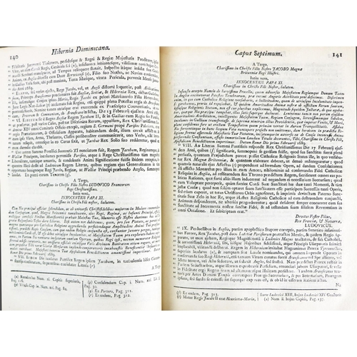 384 - de Burgo (T.) Hibernia Dominicana: Sive Historia Provinciae Hiberniae Ordinis Pradicatorum...  4to C... 