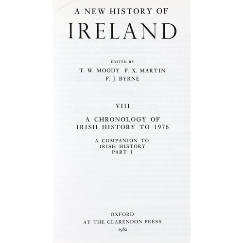 386 - Political Interest: Moody (T.W.), Martin (F.X.) & Byrne (F.J.)eds. A New History of Ireland, 8vo... 