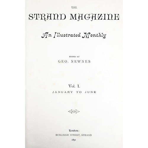 420 - First Appearance of Sherlock HolmesPeriodical: Newnes (George) The Strand Magazine, 7 vols., 8vo, L.... 