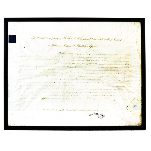 440 - Governors of a Colonial IslandSeven Documents, 1817-1824, associated with the appointment and depart... 