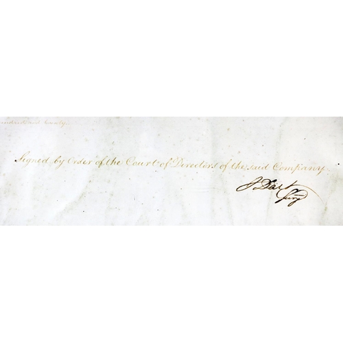 440 - Governors of a Colonial IslandSeven Documents, 1817-1824, associated with the appointment and depart... 