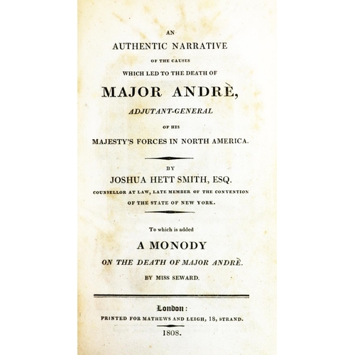 536 - American interest: Hett Smith (Joshua) An Authentic Narrative of the Death of Major Andre, Adju... 