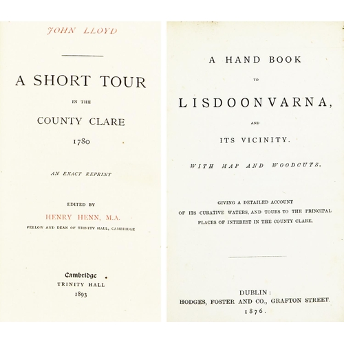 539 - Co. Clare: [Dwyer (Philip)]? A Handbook to Lisdoonvarna and its Vicinity, Sm. 8vo Dublin 1876. First... 