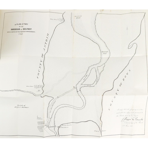 562 - Benn (Geo.) A History of the Town of Belfast, thick 8vo Lond (Marcus Ward) 1877. First Edn., fold. m... 