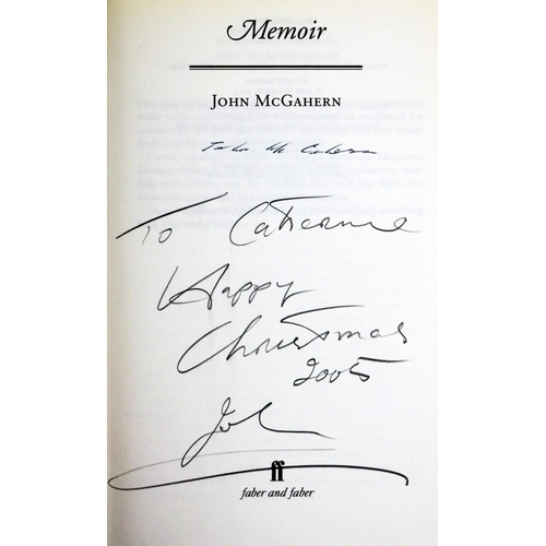 593 - McGahern (John) The Barracks, 8vo, L. (Faber & Faber) 1963, First Edn., red cloth, d.j. (not cli... 