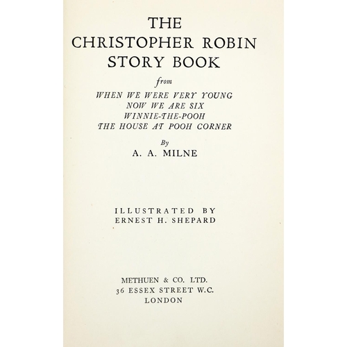 612 - Milne (A.A.) The Christopher Robin Story Book, 8vo L. (Methuen & Co. Ltd.) 1929, First Edn., hf.... 