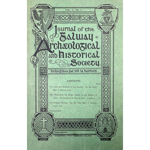 642 - Periodical: Journal of the Galway Archaeological and Historical Society, Vol. I No. 1 - Vol. XV Nos ... 