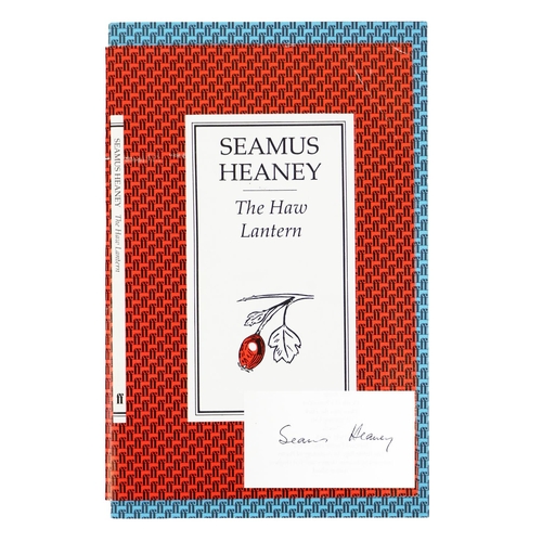 661 - Signed Advance ProofsHeaney (Seamus) The Haw Lantern, 8vo, L. (Faber & Faber) 1987, Signed, ptd.... 