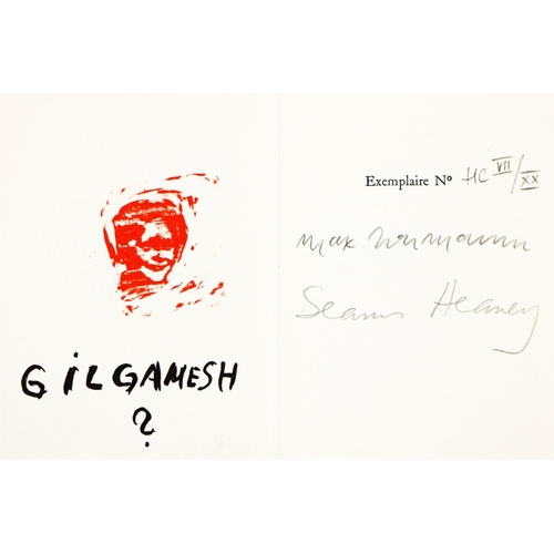 671 - One of 20 Copies SignedHeaney (Seamus) & Neumann (Max) artist Audenesque, 12mo, Paris (Adri... 