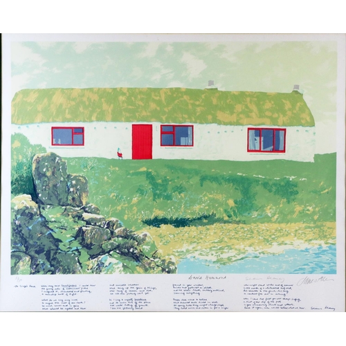 674 - One of 30 CopiesHeaney (Seamus) The Singer's House, broadside, Limited Edn. No. 6/30 Copies, Signed ... 