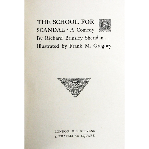 791 - Thompson (Hugh) Illustrator; Sheridan (Rich. Brinsley) The School for Scandal, Lg. 4to Lon... 