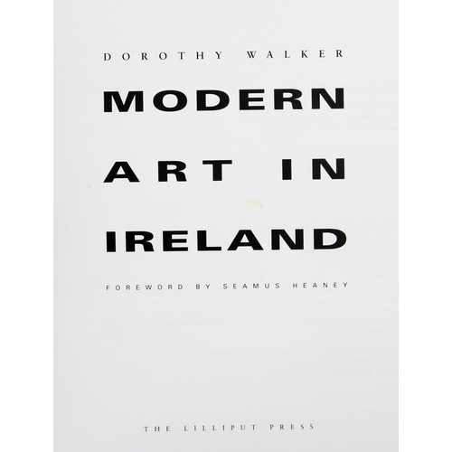 815 - One of 100 Signed CopiesWalker (Dorothy) & Heaney (Seamus)contrib. Modern Art in Ireland, l... 