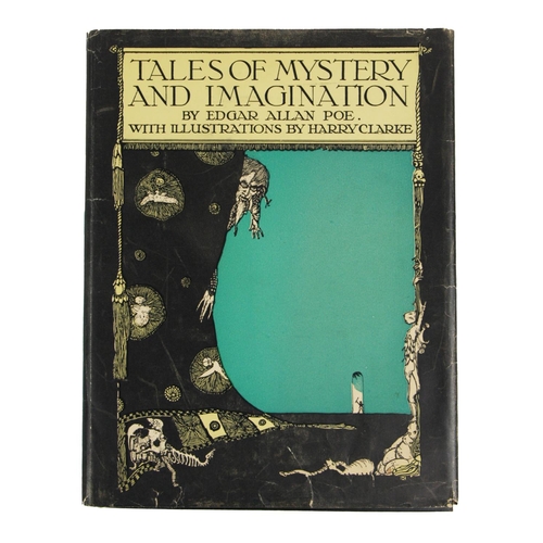 816 - With Illustrations by Harry ClarkePoe (Edgar Allan) Tales of Mystery and Imagination, lg. 4to, ... 