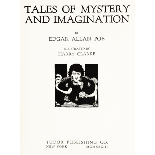 816 - With Illustrations by Harry ClarkePoe (Edgar Allan) Tales of Mystery and Imagination, lg. 4to, ... 