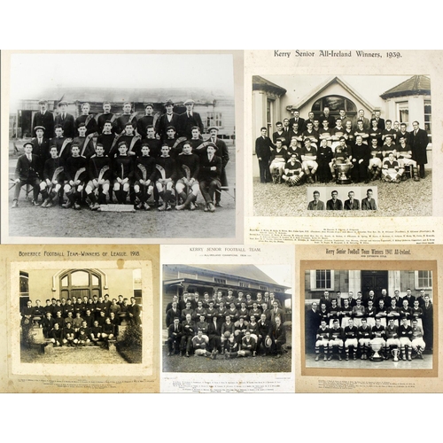 1000 - G.A.A.:  Photograph, Football 1918, Boherbee Football Team - Winners of League 1918, with printed na... 