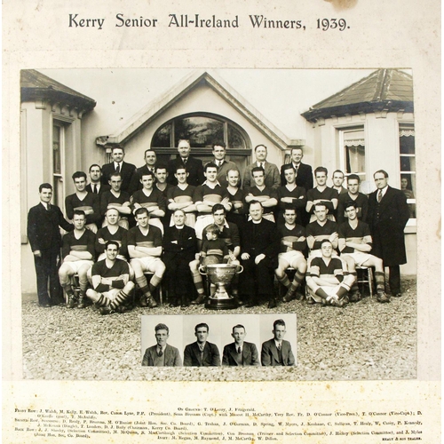 1000 - G.A.A.:  Photograph, Football 1918, Boherbee Football Team - Winners of League 1918, with printed na... 