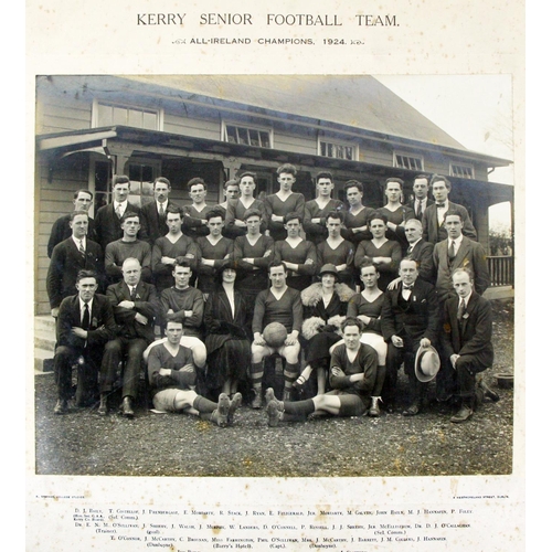 1000 - G.A.A.:  Photograph, Football 1918, Boherbee Football Team - Winners of League 1918, with printed na... 