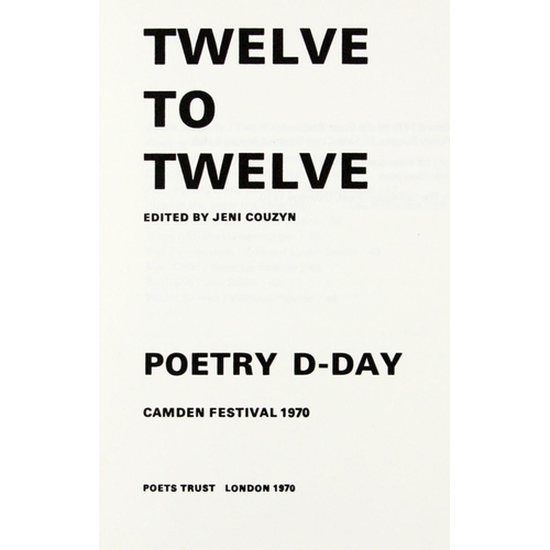 857 - 1 of 100 Copies Signed by All ContributorsCouzy (Jeni)ed. Twelve to Twelve Poetry D Day, Damden Fest... 