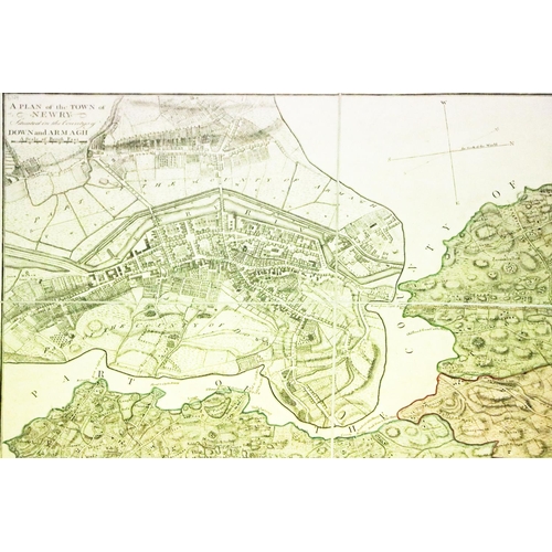 909 - Rare Survey of Armagh MapIrish Map: [County Armagh] Rocque (John) A Topographical Map of the Co... 