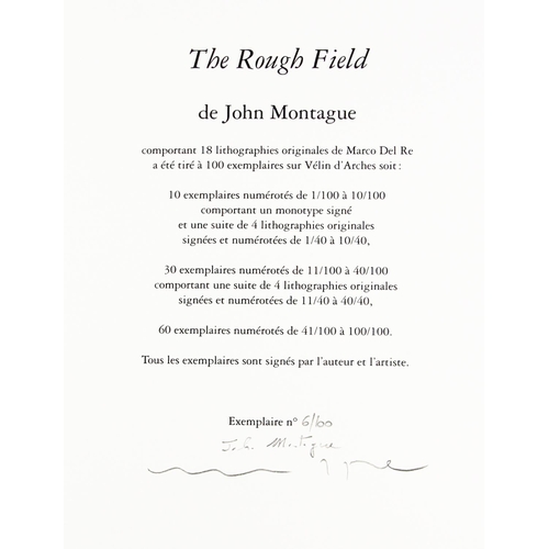 919 - One of 10 Copies Signed by Author & ArtistMontague (John) The Rough Field, folio, Paris (Maeght ... 