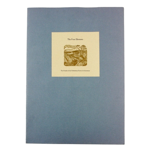 921 - Signed Limited Edition Portfolio[Cheltenham Festival of Literature] The Four Elements, portfolio, in... 