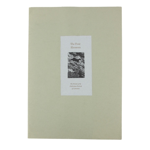 922 - One of 125 Signed Copies[Cheltenham Festival of Literature] The Four Elements, portfolio, including,... 