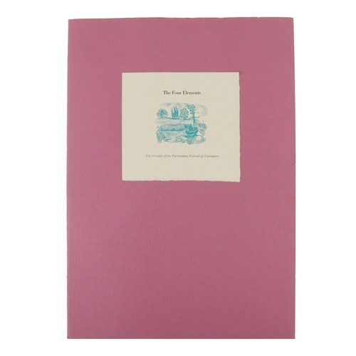 923 - Signed by the Contributors[Cheltenham Festival of Literature] The Four Elements, portfolio, includin... 