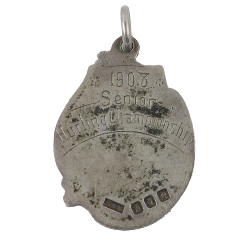 963 - 1908 Senior Hurling Championship, WexfordG.A.A.: Medal, 1908 (Co. Wexford) an Arts & Crafts styl... 