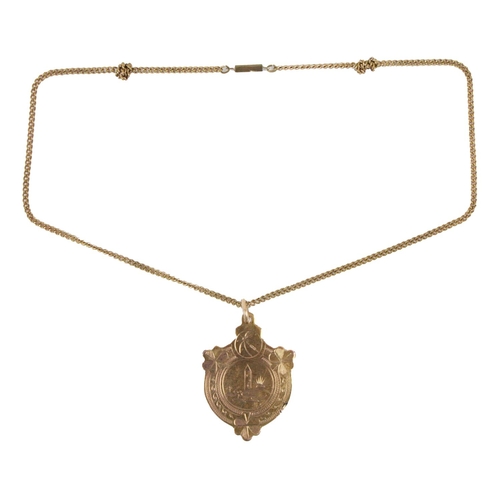 966 - 1961 Wexford Hurling Winner's MedalG.A.A.: Medal, Co. Wexford, 1961, a 9ct gold shield shaped Medal,... 