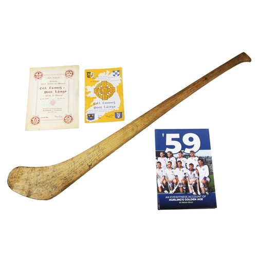 982 - Signed by the 1959 All-Ireland Hurling ChampionsG.A.A.: Waterford, 1959, Clar Oifigiuil, All-Ireland... 