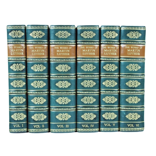 1012 - Bindings: Luther - Works of Martin Luther, 6 vols. 8vo Philadelphia (Muhlenberg Press) 1915.&nb... 