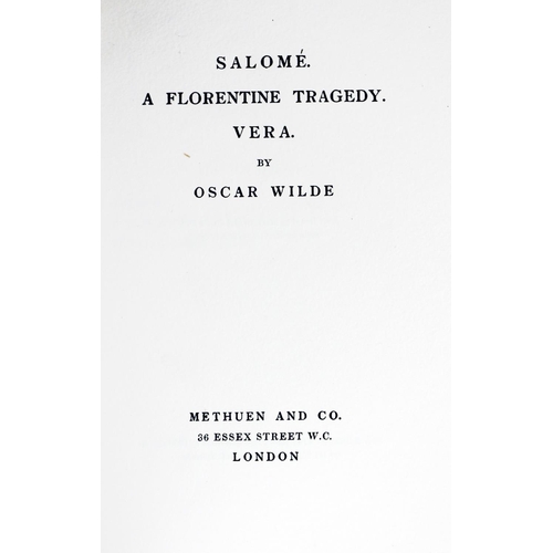 1016 - Bindings: Wilde (Oscar) [Collected Works] Edited by Robert Ross, 15 vols. roy 8vo London (Methu... 