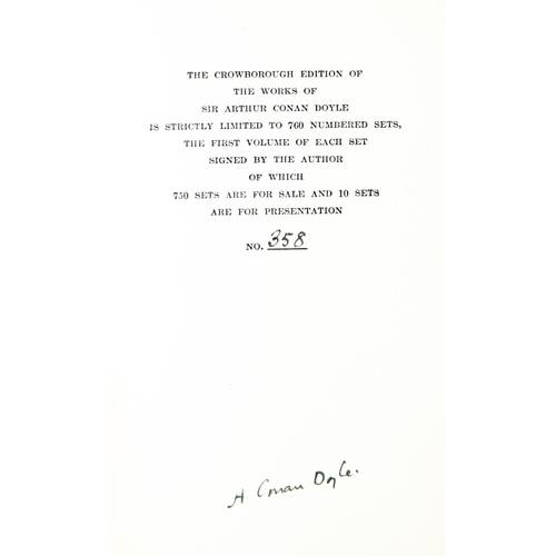 1023 - Signed Limited Edition - Exquisite CopyBindings: Doyle (A.C.) The Works of Sir Arthur Conan Doyle, 2... 