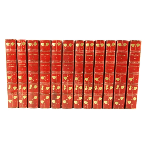 1024 - Bindings: Fielding - The Works of Henry Fielding, 12 vols. roy 8vo Westminster (A. Constable & C... 