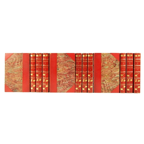 1024 - Bindings: Fielding - The Works of Henry Fielding, 12 vols. roy 8vo Westminster (A. Constable & C... 