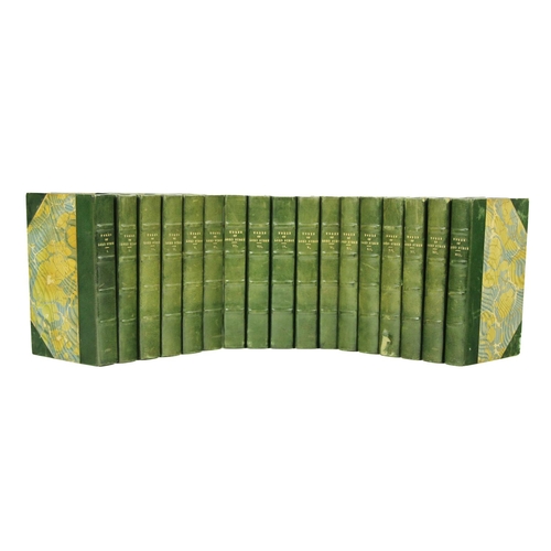 1028 - Bindings: Byron - Moore (Thomas)ed.The Works of Lord Byron, 17 vols., sm. 8vo Lond. (John Murray) 18... 