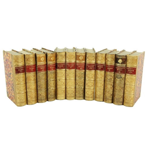 1032 - Bindings: Thackeray - The Works of William Makepeace Thackeray, 12 vols. 8vo Lond. 1884. Cont..... 