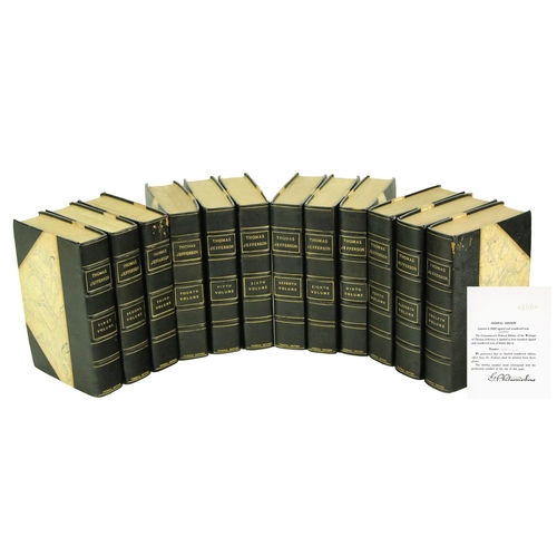 1035 - The Limited Federal EditionBindings: Jefferson - The Works of Thomas Jefferson, ed. by Paul Leiceste... 