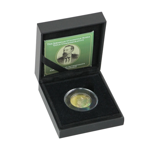 1161 - Gold Coin: Dublin Mint Office - The Jeremiah O'Donovan Rossa gold Commemorative Coin, 9ct gold (4g) ... 