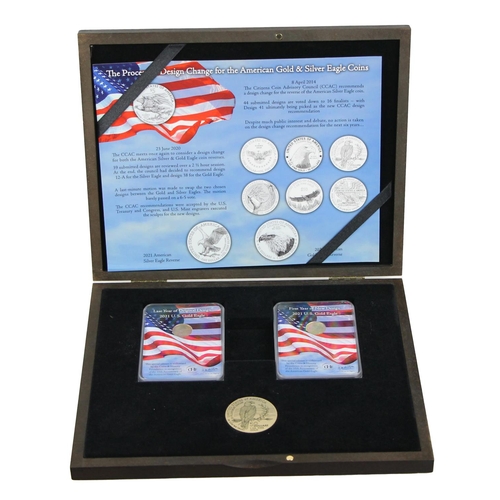 1166 - Gold Coins: Coins & History Foundation - 35th Anniversary of US Gold Eagle (499 Premium Sets Wor... 