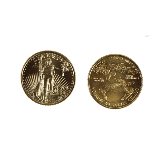 1166 - Gold Coins: Coins & History Foundation - 35th Anniversary of US Gold Eagle (499 Premium Sets Wor... 